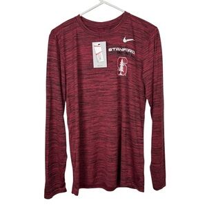 NWT Nike Stanford Cardinals Football Performance Dri-Fit Long Sleeve Tee, Size S
